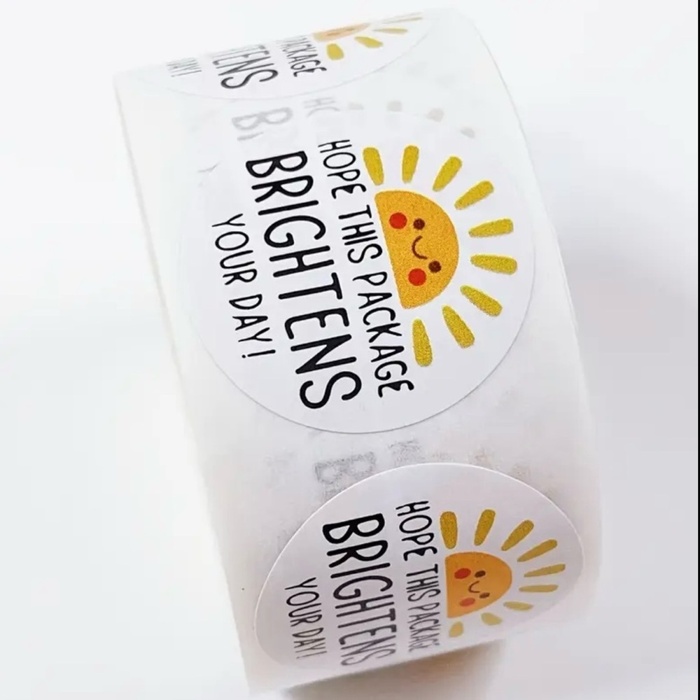 Hope this package brightens your day stickers